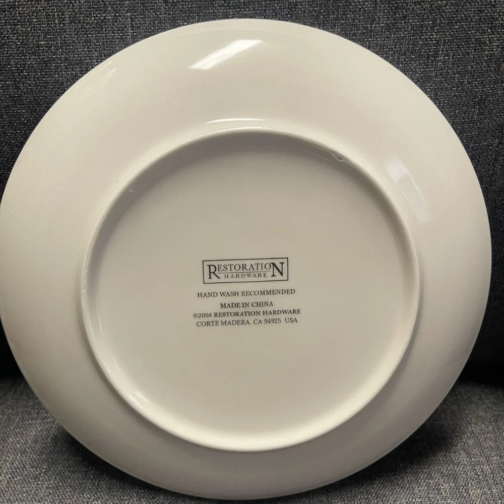 Restoration Hardware Christmas Holiday Plate Set